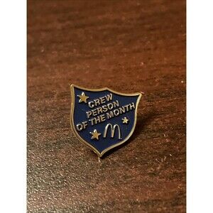 McDonald’s Crew Person Of The Month Employee Lapel‎ Hat Pin
